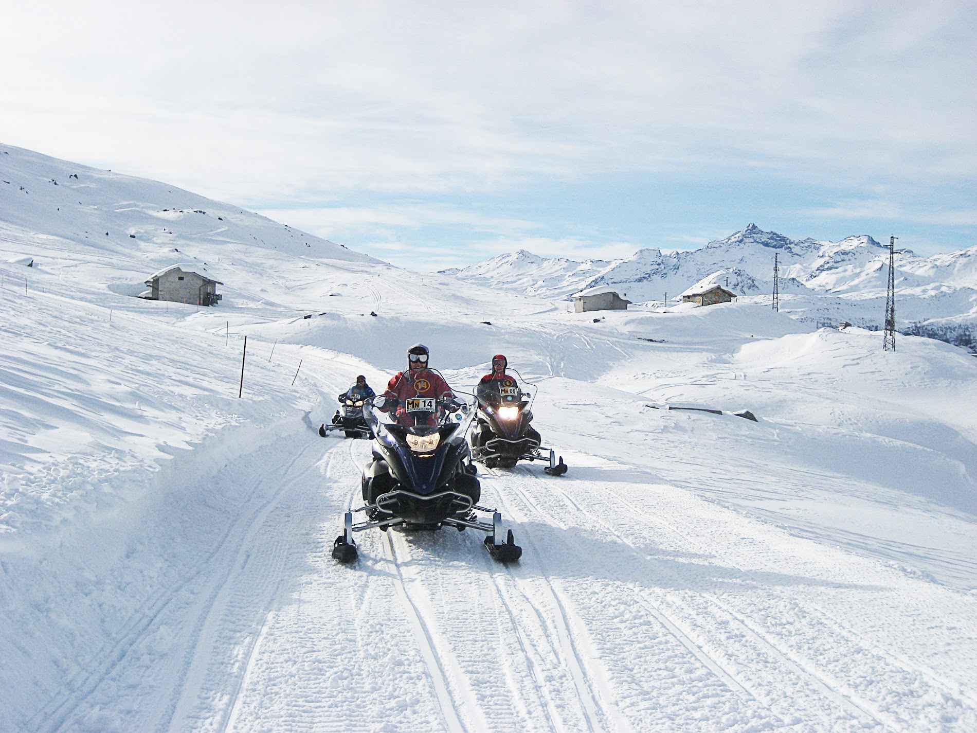 MIT HELI UND HUSKY